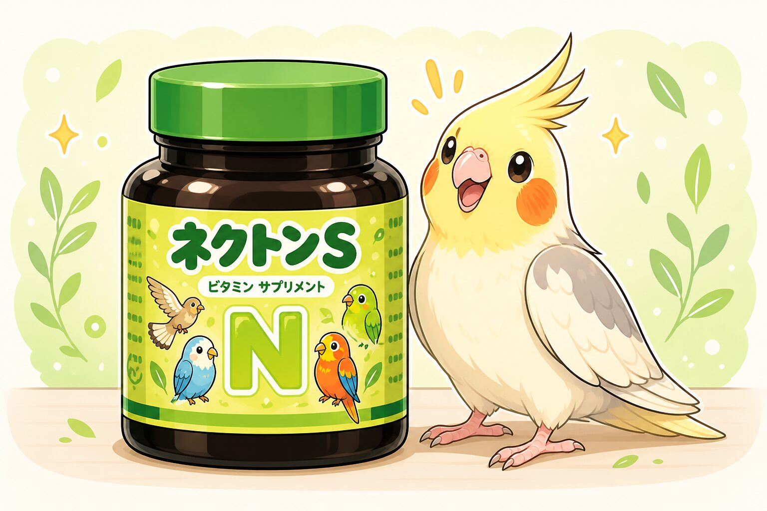 ネクトンとインコ